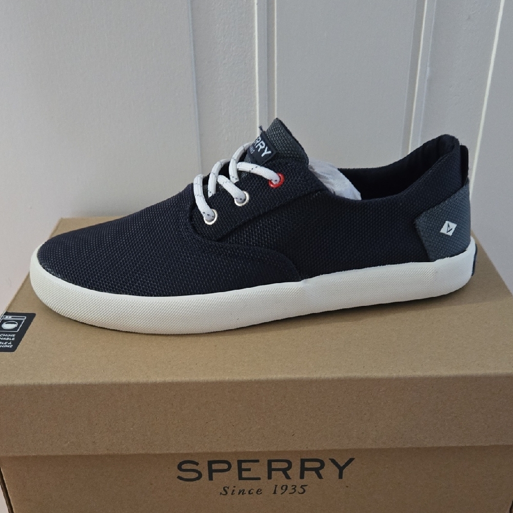 Sperry Boy's Navy Canvas Sneakers
